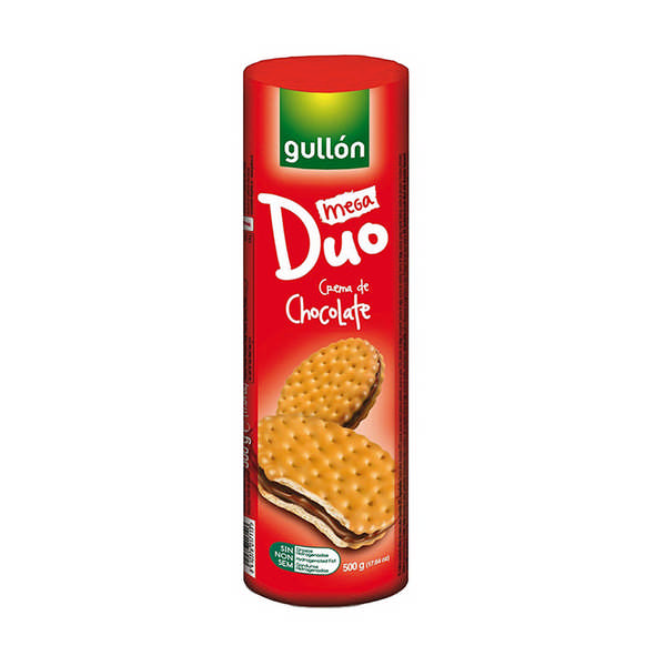 COOKIES GULLON MEGA DUO CHOC.500G