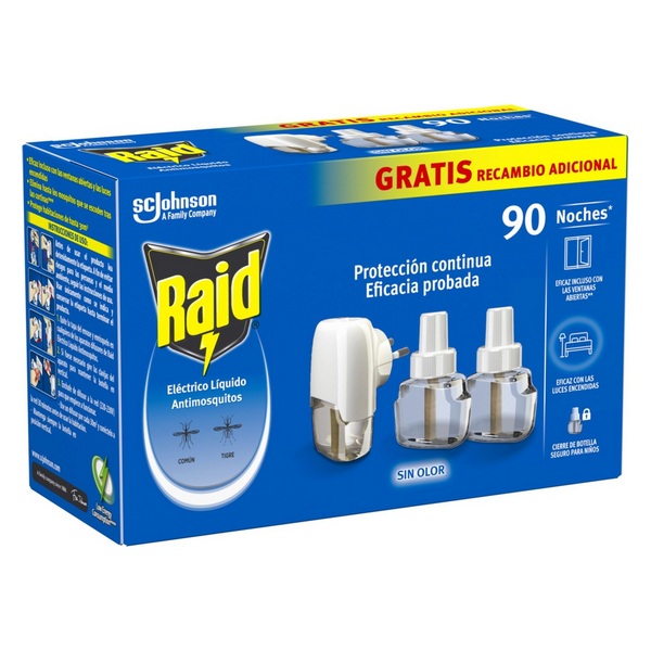 ANTI MOSQ.RAID LQ. AP+RE.90N.2X27M