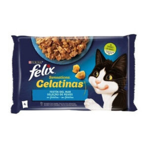 FELIX CAT SENS.GEL.PEIXES 4X85G