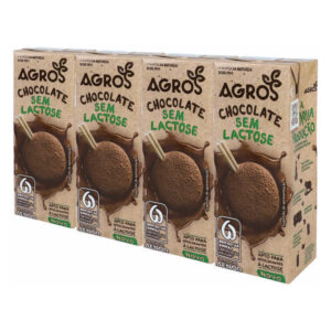 MILK AGROS CHOC.S/L.CT 4X200M