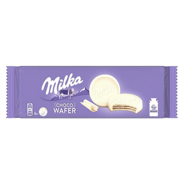 WAFFERS MILKA CHOC.BRANCO 180G