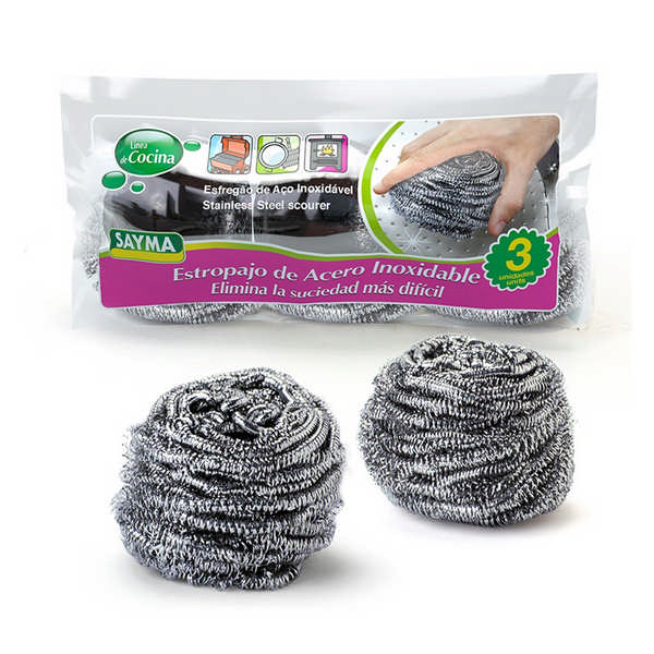 SCOURING PAD SAYMA STEEL INO.CJ3 120