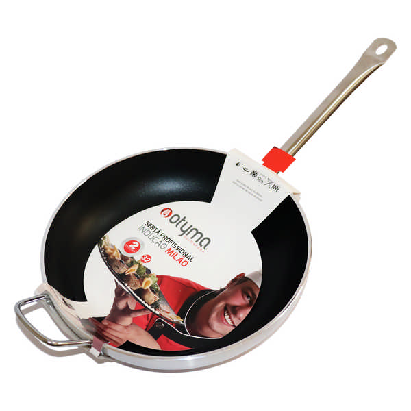 FRYING PAN A/ADER. IND.MILAO 32CM