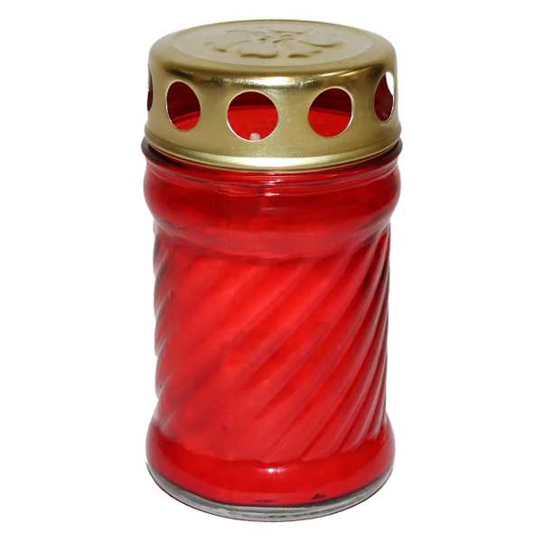 CEMETERY CANDLE GLASS LA 2K