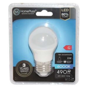 LIGHT BULB H/P.ESF.LED E27-6W 6000K