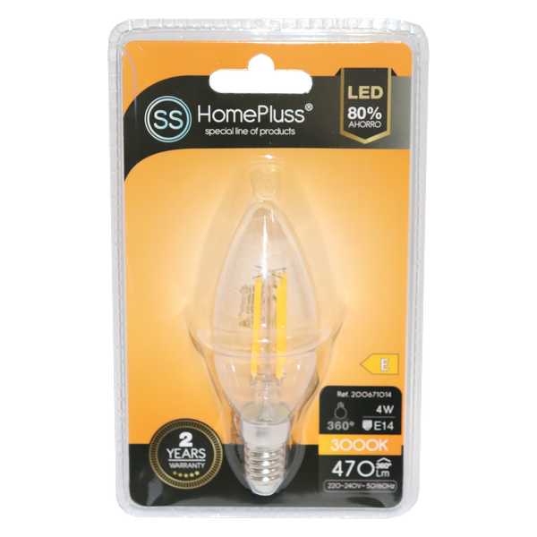 LIGHT BULB H/P.FI.VE.LED E14-4W 3000