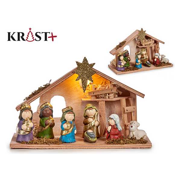 CHRISTMAS CRIB TERRAC.LED COR 78128