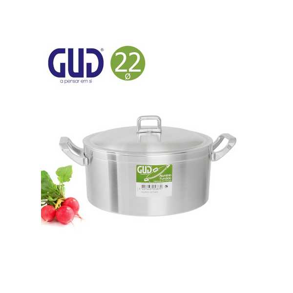 CASSEROLE GUD ACET. ALU.FUN.22CM 4L