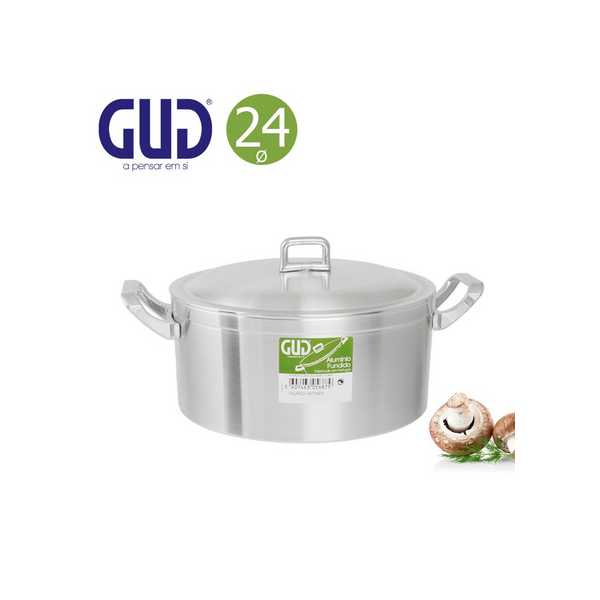 CASSEROLE GUD ACET. ALU.FUN.24CM 5L
