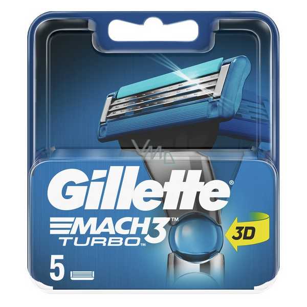LÂMINAS GILLETTE MACH3 TURBO 5