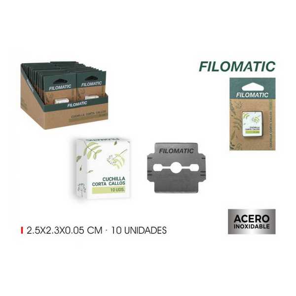 LÂMINAS P/CORT.CALOS FILOM.10 4665