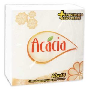 GUARDANAPOS ACACIA P/P.BRANCO 40X40