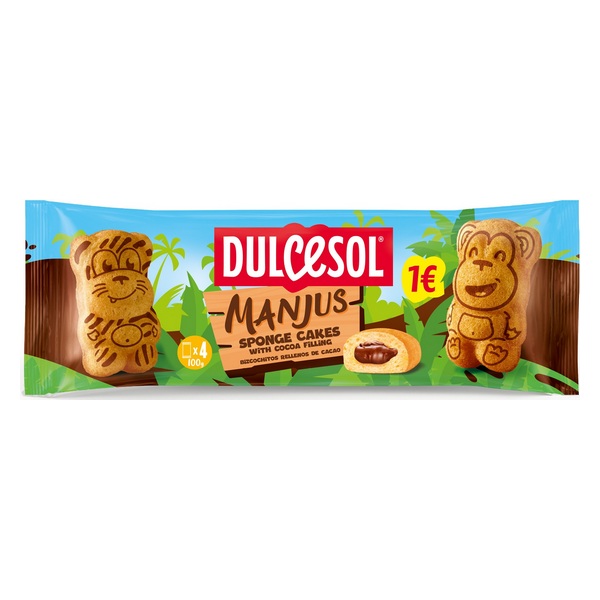 SNACK DULCESOL MANJUS CHOC.100G