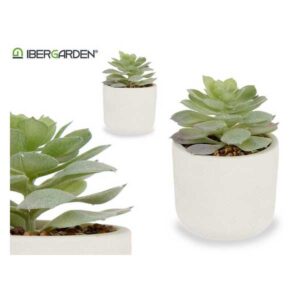 VASE WHITE C/PLANTA ART.18284