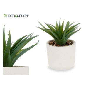 VASE WHITE C/PLANTA ART.18285