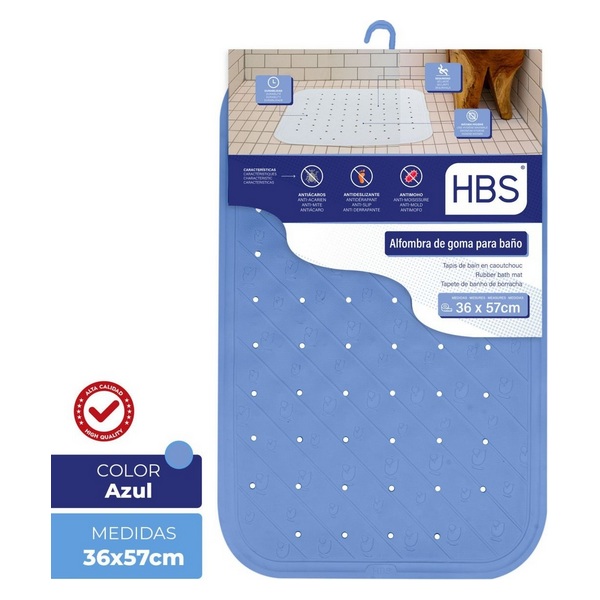 CARPET BANH.A/D.36X57 BLUE 91001