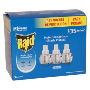 ANTI MOSQ.RAID LQ. REC.135N.3X27ML