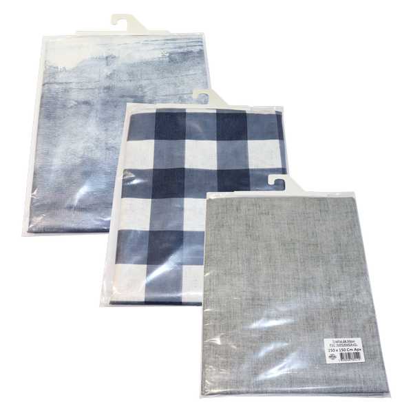 TOALHA TABLE ESTAMP.PVC 150X150