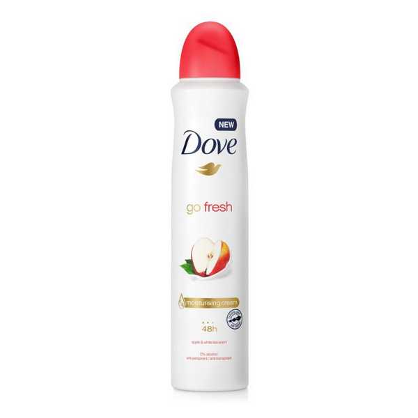 DEODORANT DOVE SPR G/F.MAÇA&CHA 250M