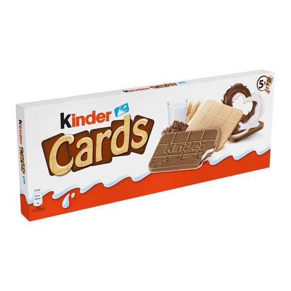 WAFFERS KINDER CARDS 5UN 128G