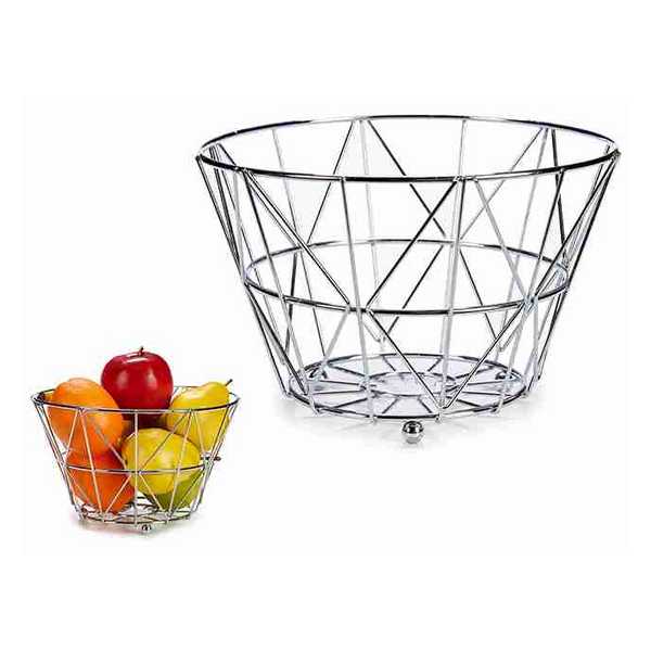FRUIT BOWL METAL RED.16459