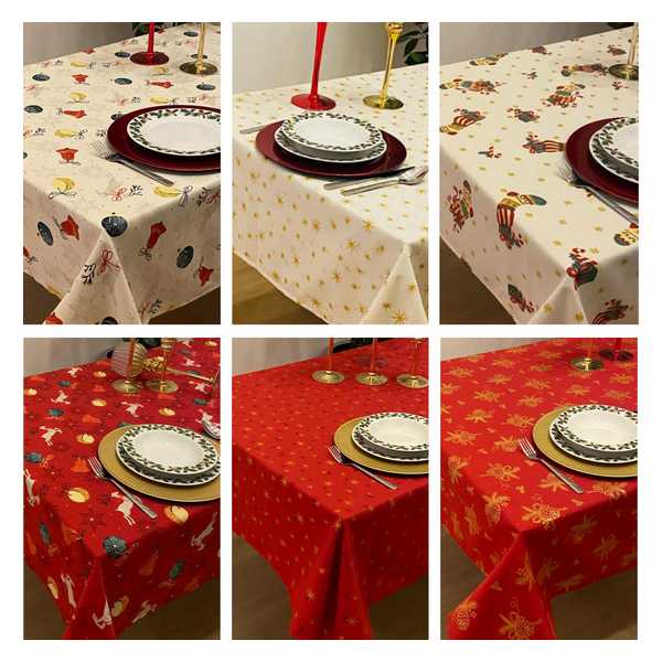 TOALHA TABLE CHRISTMAS SORT.150X200