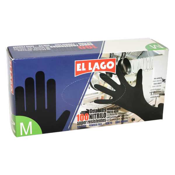 GLOVES NITRI.EL L.PR(M)100 2347