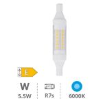 LIGHT BULB H/P.LINEAR LED 5