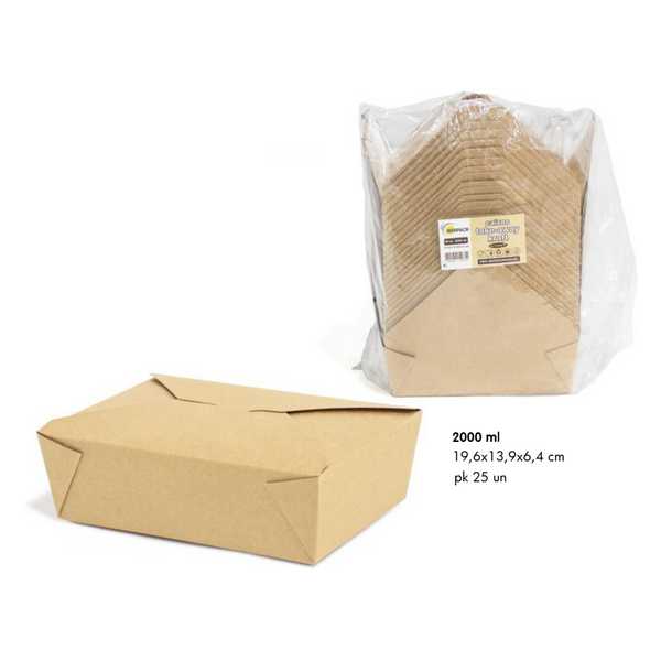 BOX T-AWAY KRAFT 2L CJ25