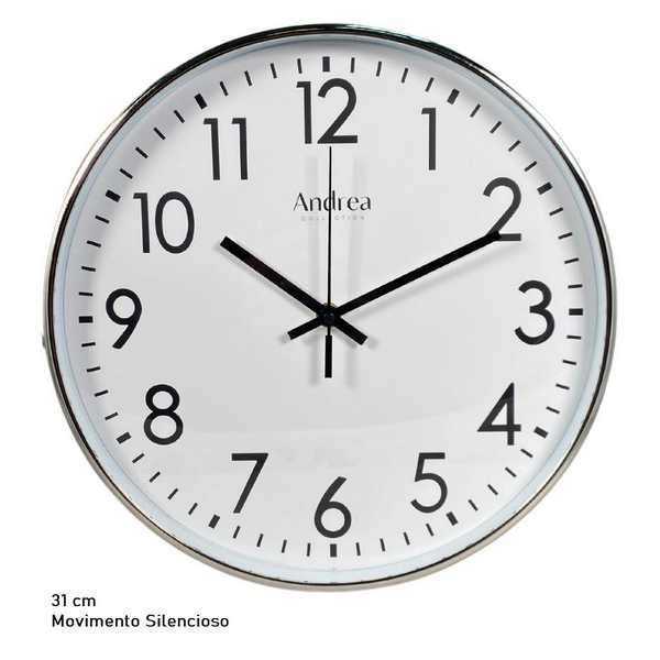 WATCH WALL RED.31CM 17244