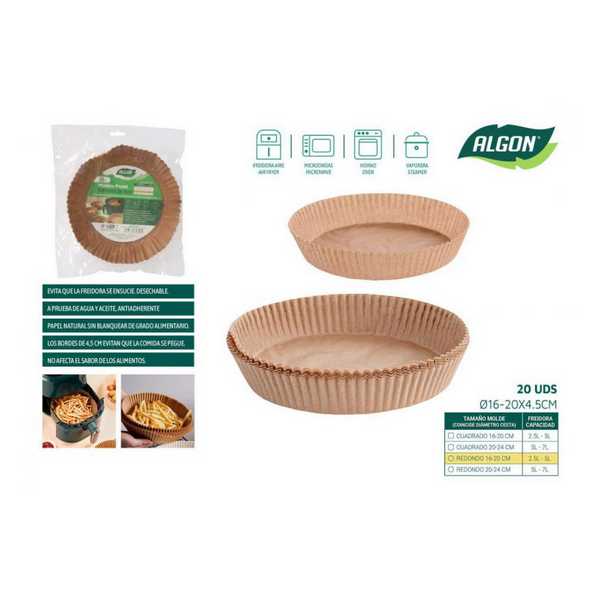 FORMA PAP.AIRFRYER RD.20C CJ20