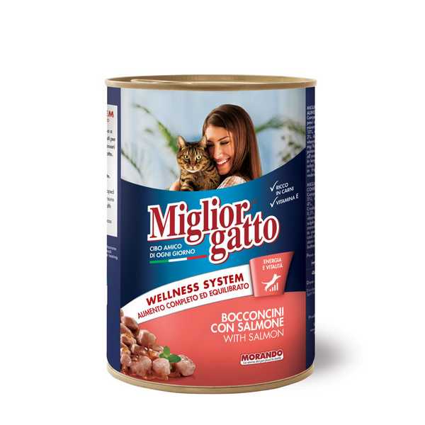 FOOD CAT MIGLIOR SALMAO LT 405G