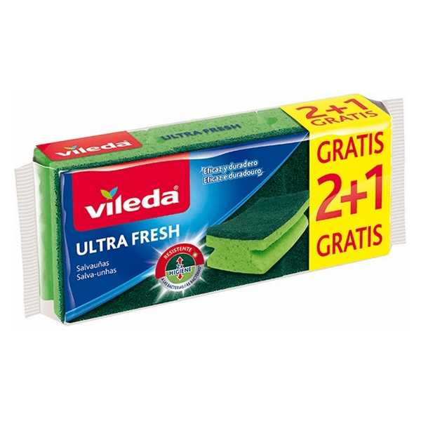 SCOURER VILEDA ULTRA FRESH 2+1