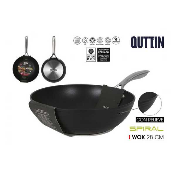 FRYING PAN SPIRAL WOK I.28CM SP228