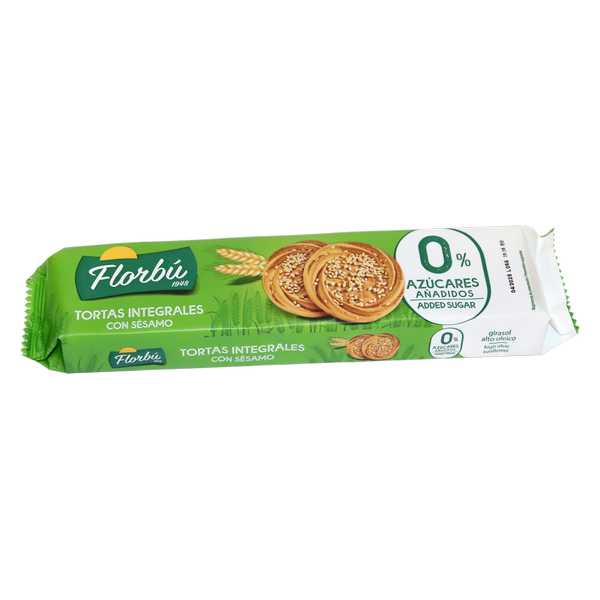 COOKIES FLORBU INTEG.SESAM.0% 145G