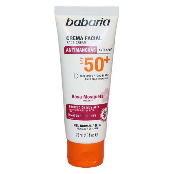 CREAM BABARIA FAC.ROSA 50+ 75M