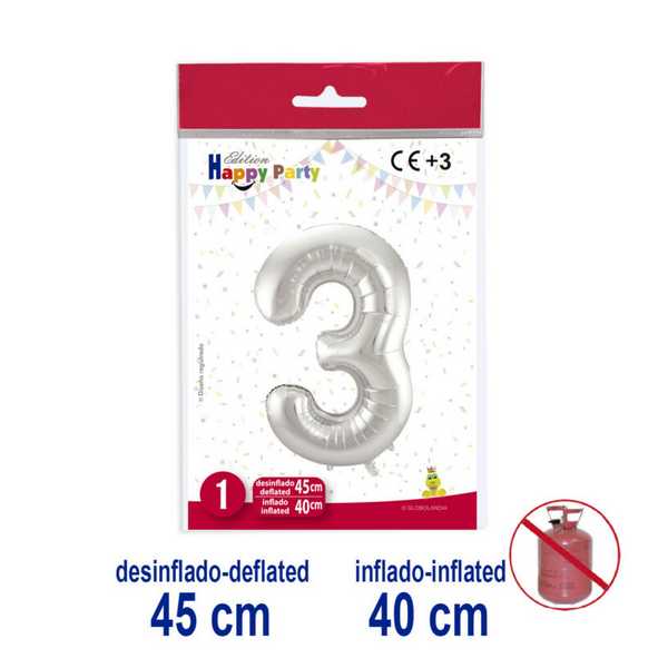 BALLON DEC.PRATA C/V.N3 5938-3