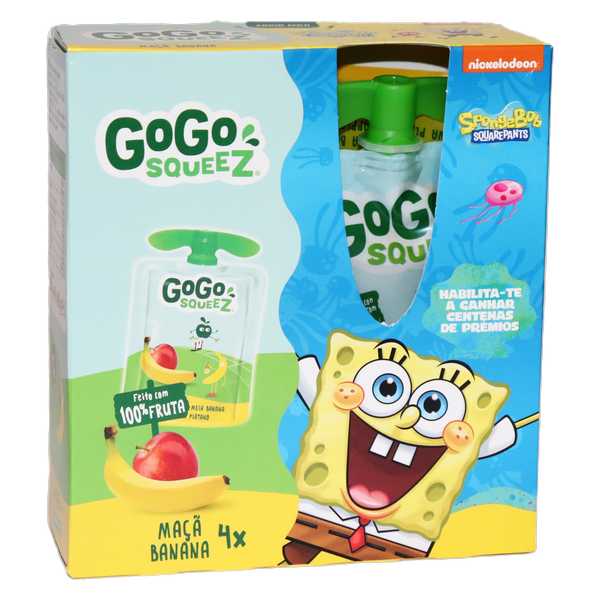 ALIM.GOGO SQUEEZ MAÇ/BAN.4X90G