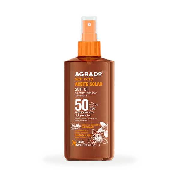 SUN CREAM AGRADO SOL.OLEO SPR 50 10