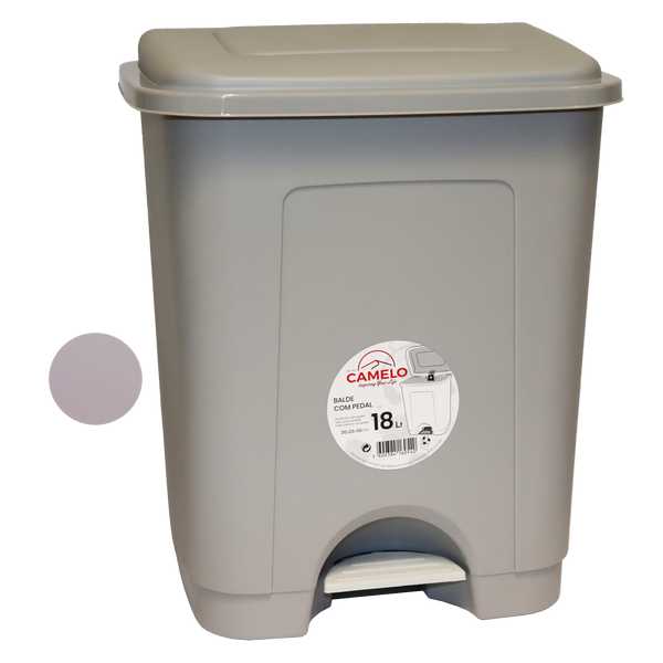 BUCKET C/PED.PLAST.18L 30X23X36