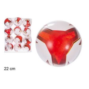 BEACH BALL TRIAN.VERM.22CM 115779