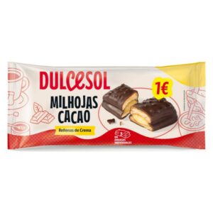 SNACK DULCESOL MILHOJAS CHOC.150G