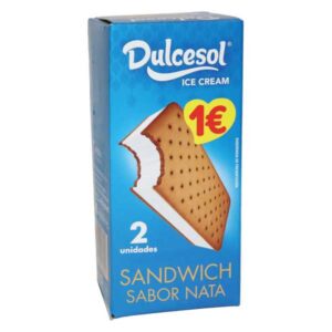 ICECREAM DULCESOL SANDW.NATA 2X58G