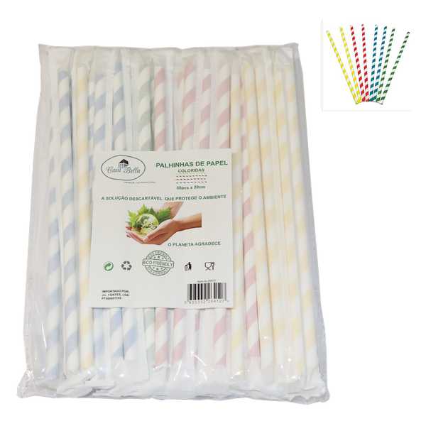 PALHINHA PAPER COLORS 20CM CJ50