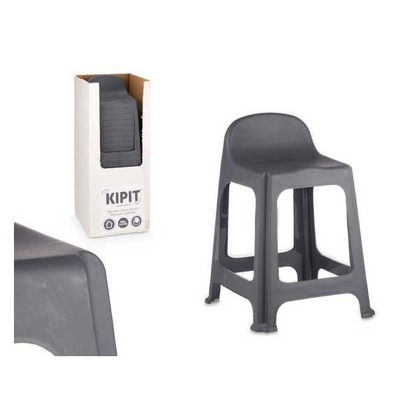 STOOL PLAST.ALTO CINZ.85335
