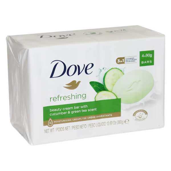 SOAP DOVE REFR.PEPI&CHA V.4X90G