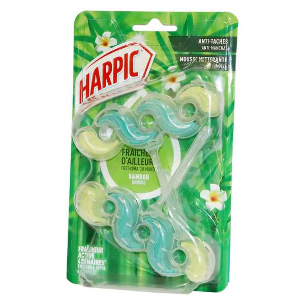 TOILET BLOCK HARPIC BAMBOO 2X35G