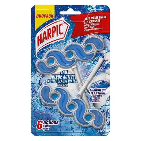 TOILET BLOCK HARPIC WATER BLUE 2X35G