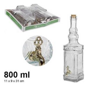 BOTTLE GLASS C/R.800ML 107968