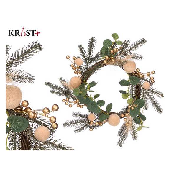 COROA CHRISTMAS (BOLAS)40CM 94381